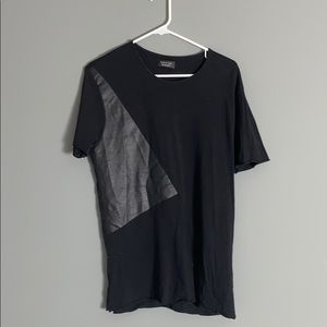 Zara Men’s Black T-Shirt - Large